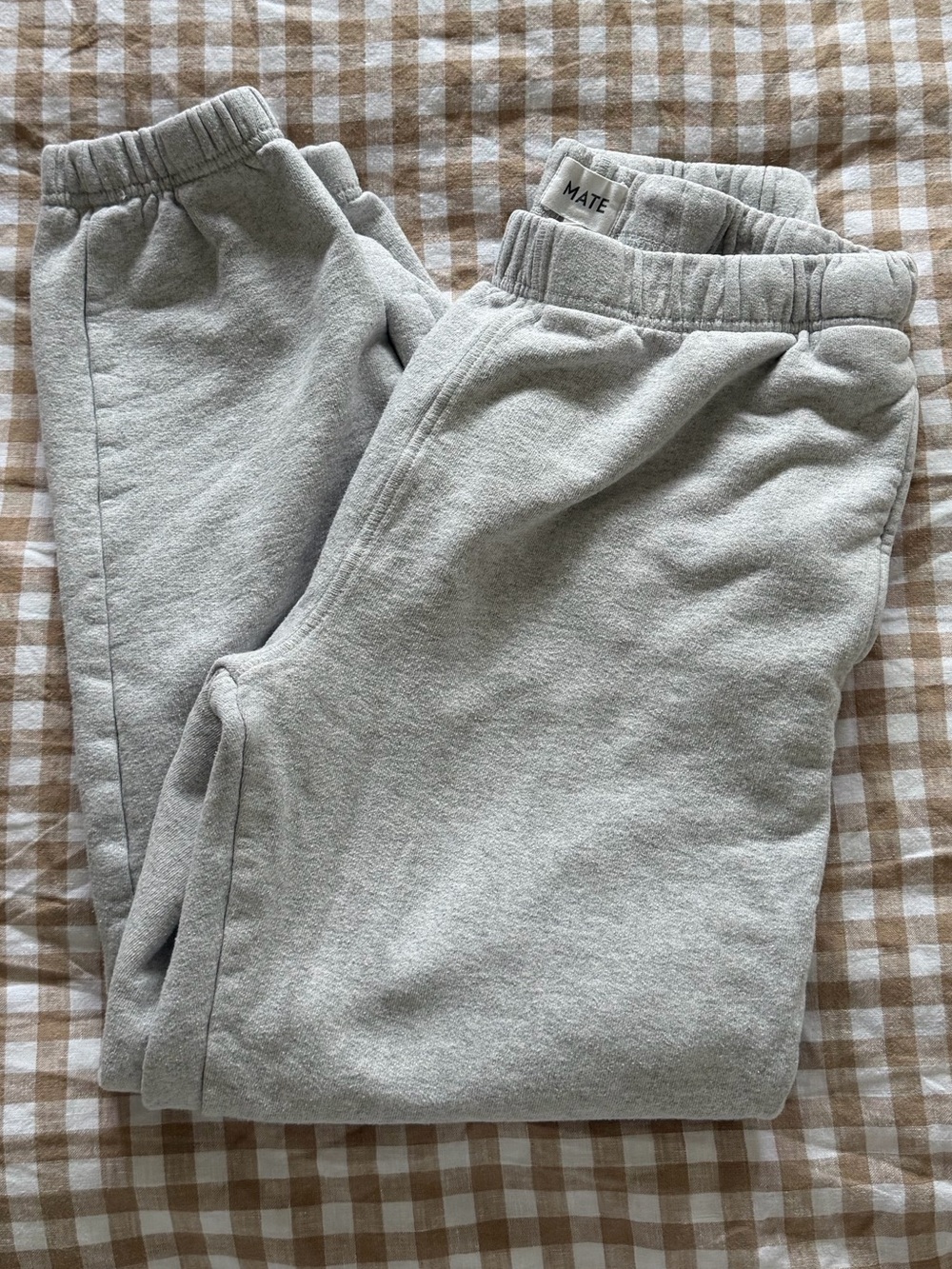 MATE Light Gray Classic Sweatpants